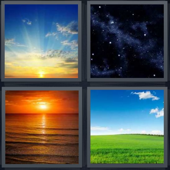 Sunrise, Space, Sunset, Day