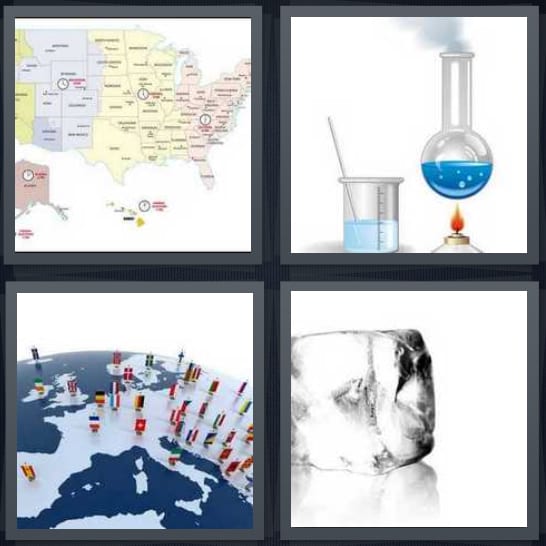 Map, Chemistry, World, Ice