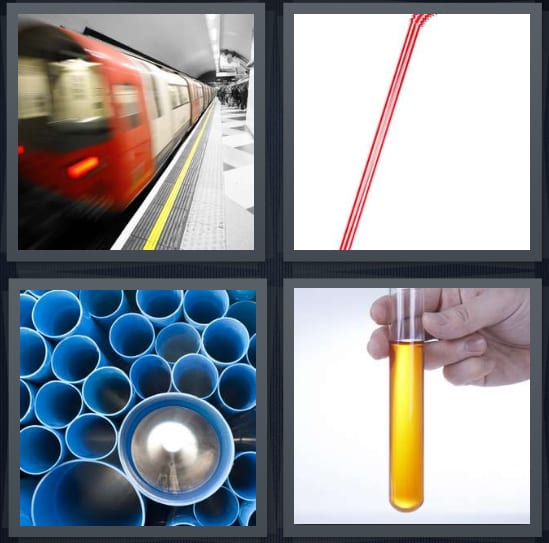 Subway, Straw, Pipe, Beaker