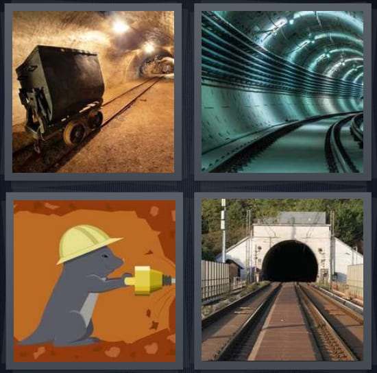 Mine, Tube, Groundhog, Train