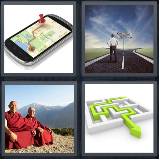 GPS, Path, Monks, Puzzle