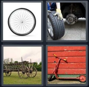 Spokes, Tire, Wagon, Scooter