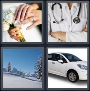 Bride, Doctor, Snow, Car