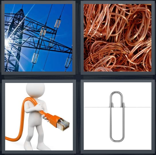 Electric, Copper, Ethernet, Paperclip