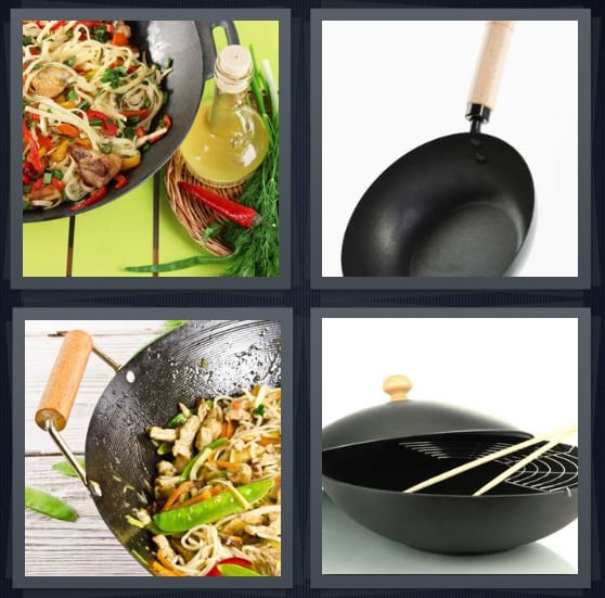 Chinese, Pan, Stir Fry, Chopsticks