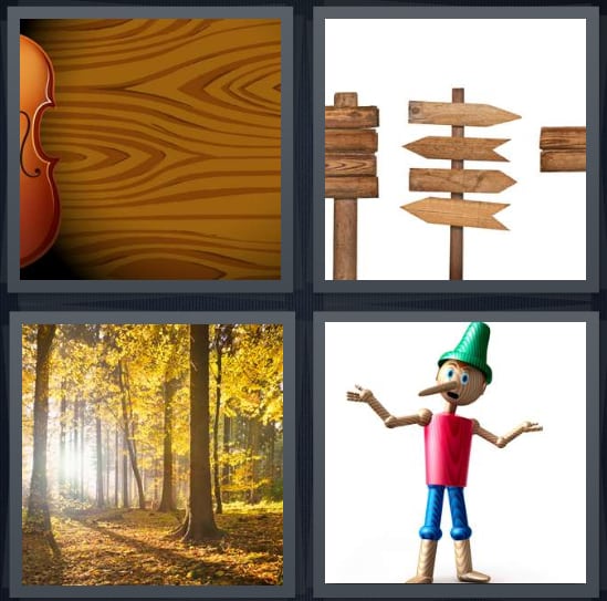Grains, Signs, Forest, Pinocchio