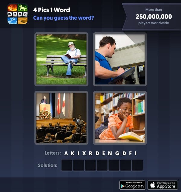 4 Pics 1 Word Daily Puzzle, November 26, 2018 Cuba Answers - reading