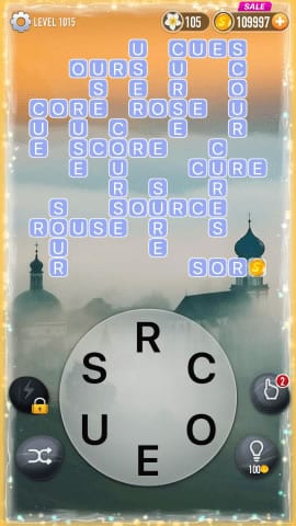 Word Crossy Level 1015 Answers