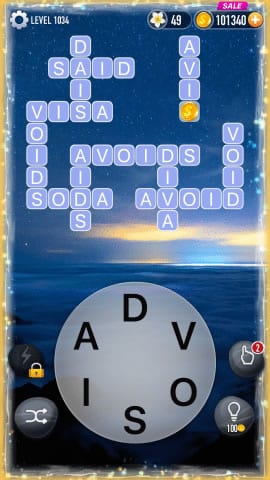 Word Crossy Level 1034 Answers