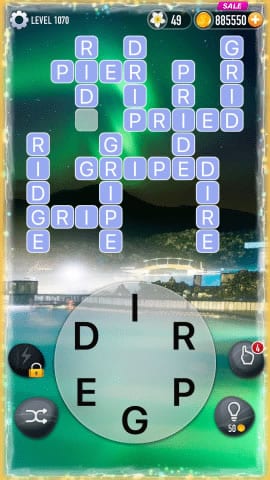 Word Crossy Level 1070 Answers