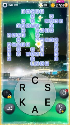 Word Crossy Level 1073 Answers