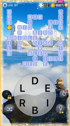 Word Crossy Level 1077 Answers