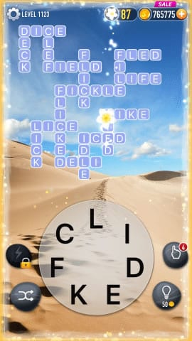 Word Crossy Level 1123 Answers