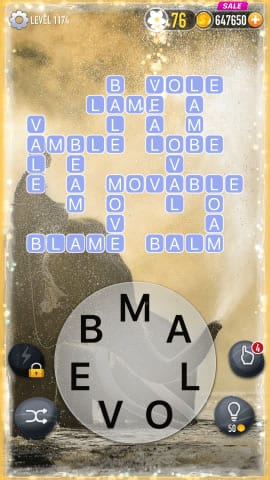 Word Crossy Level 1174 Answers