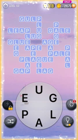 Word Crossy Level 122 Answers