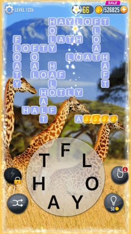 Word Crossy Level 1224 Answers