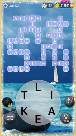 Word Crossy Level 1275 Answers