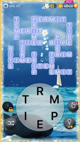 Word Crossy Level 1277 Answers