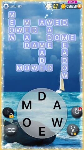 Word Crossy Level 1283 Answers