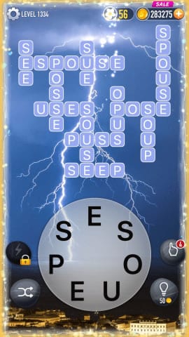 Word Crossy Level 1334 Answers