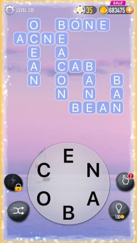 Word Crossy Level 135 Answers