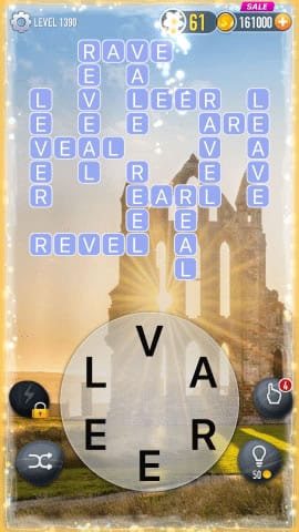 Word Crossy Level 1390 Answers