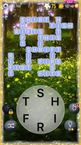Word Crossy Level 1525 Answers