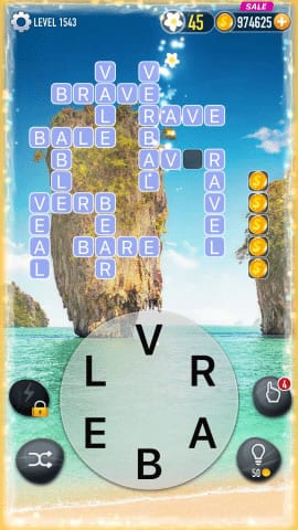 Word Crossy Level 1543 Answers