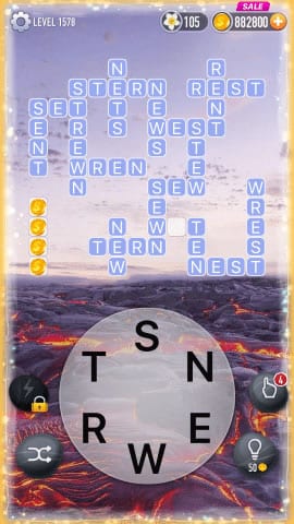 Word Crossy Level 1578 Answers