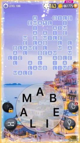 Word Crossy Level 1586 Answers