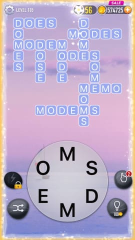 Word Crossy Level 165 Answers