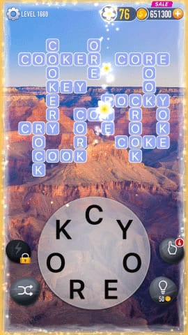 Word Crossy Level 1669 Answers
