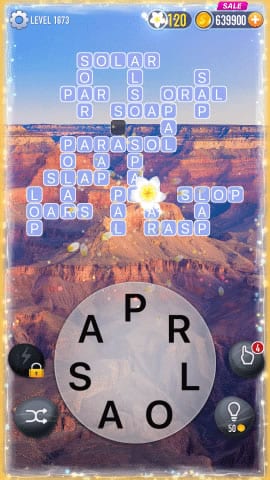 Word Crossy Level 1673 Answers