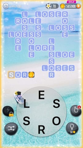 Word Crossy Level 1705 Answers