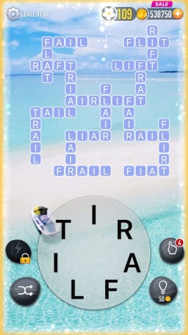 Word Crossy Level 1716 Answers