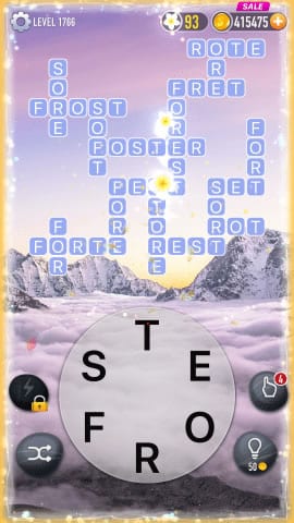Word Crossy Level 1766 Answers