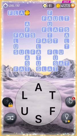 Word Crossy Level 1767 Answers