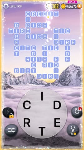 Word Crossy Level 1770 Answers