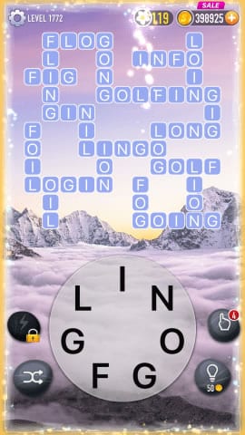 Word Crossy Level 1772 Answers