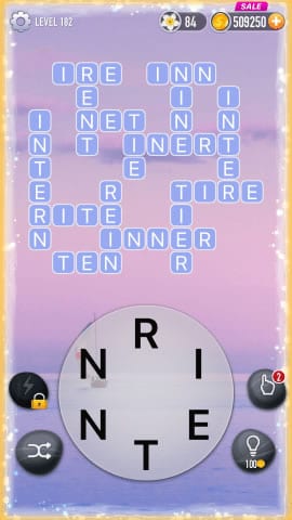Word Crossy Level 182 Answers