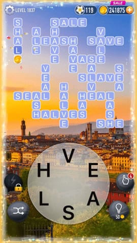 Word Crossy Level 1837 Answers