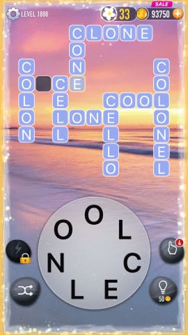 Word Crossy Level 1898 Answers