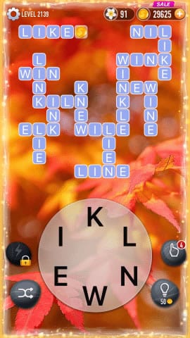 Word Crossy Level 2139 Answers