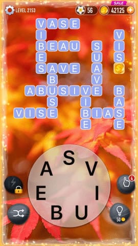 Word Crossy Level 2153 Answers