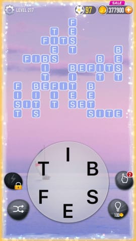 Word Crossy Level 217 Answers