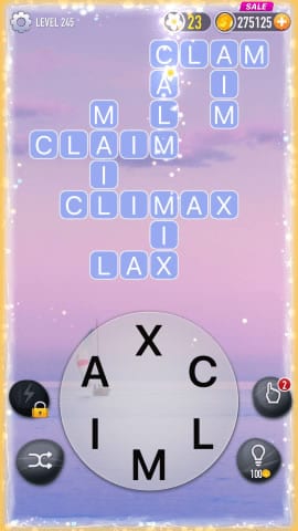 Word Crossy Level 245 Answers