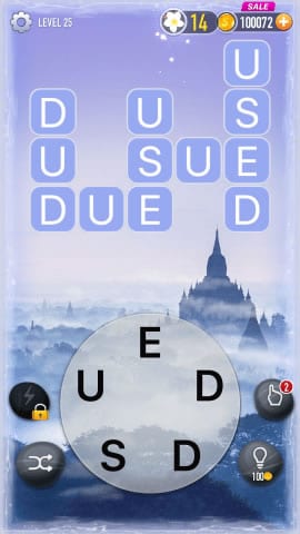 Word Crossy Level 25 Answers