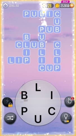 Word Crossy Level 252 Answers
