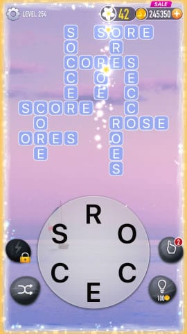 Word Crossy Level 254 Answers