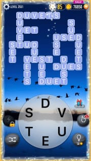 Word Crossy Level 2551 Answers